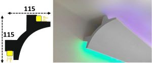 Cornisa led interior 030