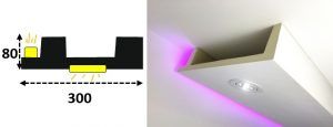 Cornisa led interior 031