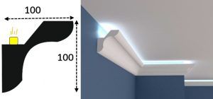 Cornisa led interior 034