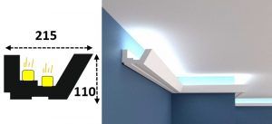 Cornisa led interior 035