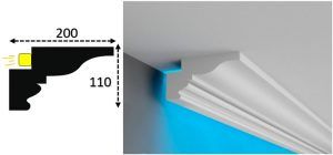 Cornisa led interior 038