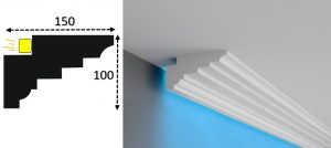 Cornisa led interior 039