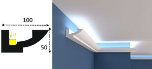 Cornisa led interior 040