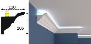 Cornisa led interior 042