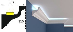 Cornisa led interior 046