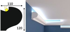 Cornisa led interior 051