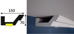 Cornisa led interior 052