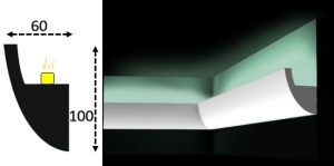Cornisa led interior 065