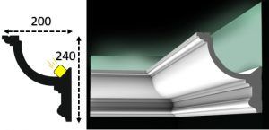 Cornisa led interior 074