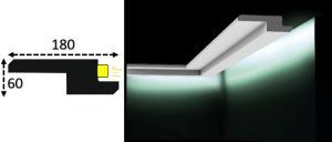 Cornisa led interior 076