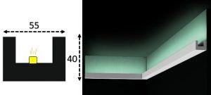 Cornisa led interior 079