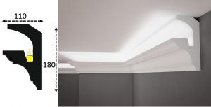 Cornisa led interior 080