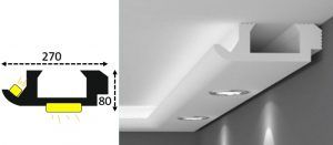 Cornisa led interior 081
