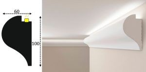Cornisa led interior 085