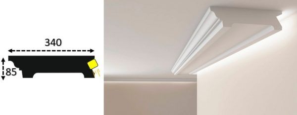 Cornisa led interior 089