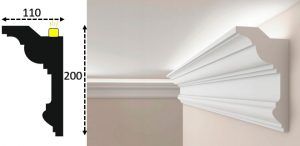 Cornisa led interior 091