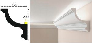 Cornisa led interior 092