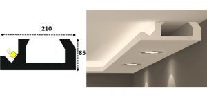 Cornisa led interior 093