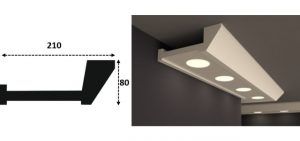 Cornisa led interior 094