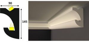 Cornisa led interior 111