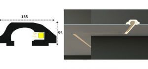 Cornisa led interior 114