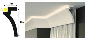 Cornisa led interior 117