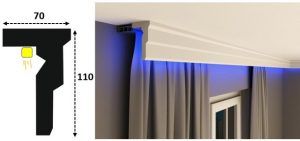 Cornisa led interior 119