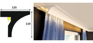 Cornisa led interior 121