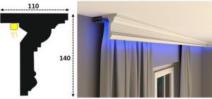 Cornisa led interior 123