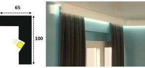 Cornisa led interior 127