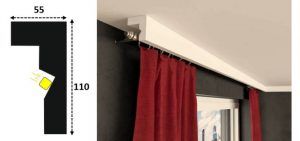 Cornisa led interior 128