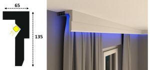Cornisa led interior 135