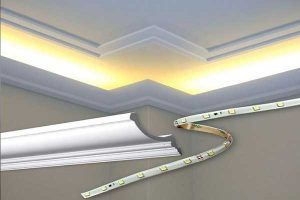 Cornisas tira led